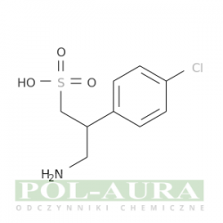 Kwas benzenoetanosulfonowy, ß-(aminometylo)-4-chloro-/ 96% [125464-42-8]