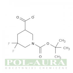 Kwas 1,3-piperydynodikarboksylowy, 5,5-difluoro-, 1-(1,1-dimetyloetylo) ester/ 97% [1255666-86-4]