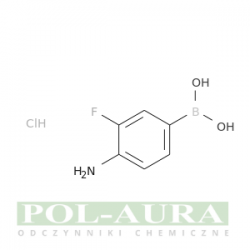 Kwas boronowy, b-(4-amino-3-fluorofenylo)-, chlorowodorek (1:1)/ 95% [1256355-32-4]