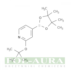Pirydyna, 2-(1,1-dimetyloetoksy)-4-(4,4,5,5-tetrametylo-1,3,2-dioksaborolan-2-ylo)-/ 98% [1256358-89-0]