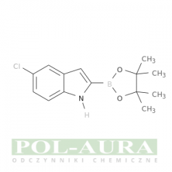 1h-indol, 5-chloro-2-(4,4,5,5-tetrametylo-1,3,2-dioksaborolan-2-ylo)-/ 98% [1256358-91-4]