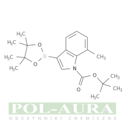 Kwas 1h-indolo-1-karboksylowy, 7-metylo-3-(4,4,5,5-tetrametylo-1,3,2-dioksaborolan-2-ylo)-, ester 1,1-dimetyloetylowy/ 95% [ 1256360-03-8]