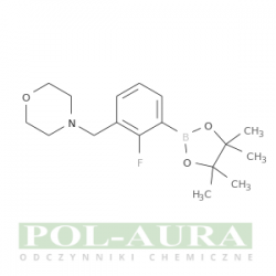 Morfolina, 4-[[2-fluoro-3-(4,4,5,5-tetrametylo-1,3,2-dioksaborolan-2-ylo)fenylo]metylo]-/ 95% [1256360-51-6]