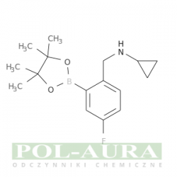 Benzenometanamina, n-cyklopropylo-4-fluoro-2-(4,4,5,5-tetrametylo-1,3,2-dioksaborolan-2-ylo)-/ 98% [1256360-58-3]