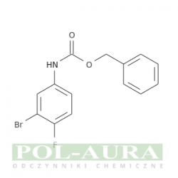 Kwas karbaminowy, n-(3-bromo-4-fluorofenylo)-, ester fenylometylowy/ 95% [1256633-39-2]