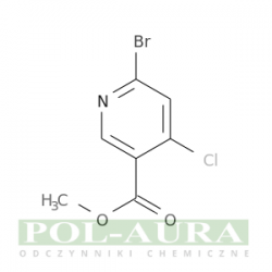 Kwas 3-pirydynokarboksylowy, 6-bromo-4-chloro-, ester metylowy/ 98% [1256789-73-7]