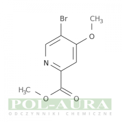 Kwas 2-pirydynokarboksylowy, 5-bromo-4-metoksy-, ester metylowy/ 98% [1256789-95-3]