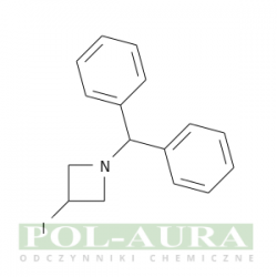 Azetydyna, 1-(difenylometylo)-3-jodo-/ 98% [125735-40-2]