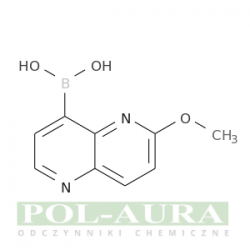 Kwas boronowy, b-(6-metoksy-1,5-naftyrydyn-4-ylo)-/ 95% [1257640-81-5]