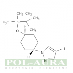 1H-Pyrazole, 1-[trans-4-[[(1,1-dimethylethyl)dimethylsilyl]oxy]cyclohexyl]-4-iodo-/ 97% [1257997-18-4]