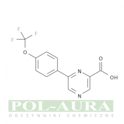 2-Pyrazinecarboxylic acid, 6-[4-(trifluoromethoxy)phenyl]-/ min. 95% [1258269-13-4]