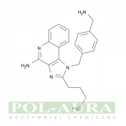 1h-imidazo[4,5-c]chinolino-4-amina, 1-[[4-(aminometylo)fenylo]metylo]-2-butylo-/ 98% [1258457-59-8]