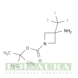 Kwas 1-azetydynokarboksylowy, 3-amino-3-(trifluorometylo)-, ester 1,1-dimetyloetylowy/ 97% [1258652-24-2]