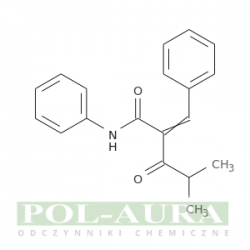 Pentanamid, 4-metylo-3-okso-n-fenylo-2-(fenylometylen)-/ 97% [125971-57-5]