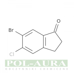 1h-inden-1-on, 6-bromo-5-chloro-2,3-dihydro-/ 98% [1260013-71-5]
