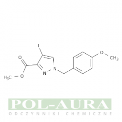 Kwas 1h-pirazolo-3-karboksylowy, 4-jodo-1-[(4-metoksyfenylo)metylo]-, ester metylowy/ 97% [1260656-58-3]