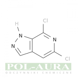 1h-pirazolo[3,4-c]pirydyna, 5,7-dichloro-/ 98% [1260666-26-9]