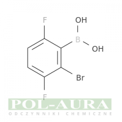 Kwas boronowy, b-(2-bromo-3,6-difluorofenylo)-/ 95% [1260757-41-2]