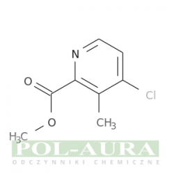 Kwas 2-pirydynokarboksylowy, 4-chloro-3-metylo-, ester metylowy/ 98% [1260764-76-8]