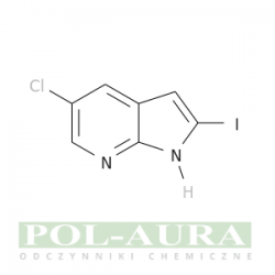 1h-pirolo[2,3-b]pirydyna, 5-chloro-2-jodo-/ 97% [1260848-49-4]