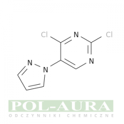 Pirymidyna, 2,4-dichloro-5-(1h-pirazol-1-ilo)-/ 95% [1260860-26-1]