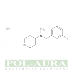 4-Piperidinamine, N-[(3-fluorophenyl)methyl]-N-methyl-, hydrochloride (1:1)/ 95% [1261231-94-0]