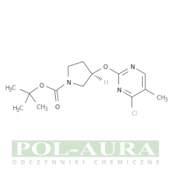 1-Pyrrolidinecarboxylic acid, 3-[(4-chloro-5-methyl-2-pyrimidinyl)oxy]-, 1,1-dimethylethyl ester, (3R)-/ 95% [1261235-31-7]