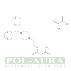 Kwas butanowy, 3-okso-, 2-[4-(difenylometylo)-1-piperazynylo]etylowy ester, etanodionian (1:1)/ 95% [1261268-85-2]