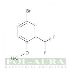 Benzen, 4-bromo-2-(difluorometylo)-1-metoksy-/ 98% [1261512-49-5]