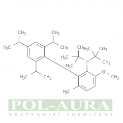 Fosfina, bis(1,1-dimetyloetylo)[3-metoksy-6-metylo-2',4',6'-tris(1-metyloetylo)[1,1'-bifenylo]-2-ylo]-/ 98 % [1262046-34-3]