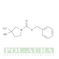 Kwas 1-pirolidynokarboksylowy, 3-hydroksy-3-metylo-, ester fenylometylowy/ 97% [1262409-80-2]