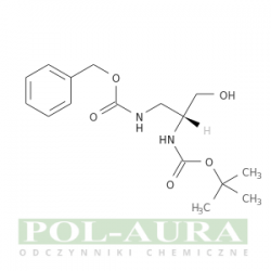 Kwas karbaminowy, n-[(2r)-2-[[(1,1-dimetyloetoksy)karbonylo]amino]-3-hydroksypropylo]-, ester fenylometylowy/ 97% [1263045-28-8]