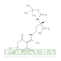 Kwas butanowy, 4-[[1-(4,4-dimetylo-2,6-dioksocykloheksylideno)etylo]amino]-2-[[(1,1-dimetyloetoksy)karbonylo]amino]-, (2s)-/ 97 % [1263045-50-6]