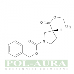 Kwas 1,3-pirolidynodikarboksylowy, 3-etylo 1-(fenylometylo) ester, (3r)-/ 95% [1263078-10-9]