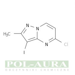 Pirazolo[1,5-a]pirymidyna, 5-chloro-3-jodo-2-metylo-/ 95% [1263282-98-9]