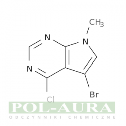 7h-pirolo[2,3-d]pirymidyna, 5-bromo-4-chloro-7-metylo-/ 97+% [1266343-30-9]