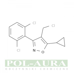 Izoksazol, 4-(chlorometylo)-5-cyklopropylo-3-(2,6-dichlorofenylo)-/ 98% [1268245-50-6]