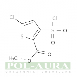 Kwas 2-tiofenokarboksylowy, 5-chloro-3-(chlorosulfonylo)-, ester metylowy/ 95% [126910-68-7]