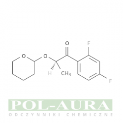 1-propanon, 1-(2,4-difluorofenylo)-2-[(tetrahydro-2h-piran-2-ylo)oksy]-, (2r)- [126918-17-0]