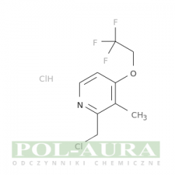 Pirydyna, 2-(chlorometylo)-3-metylo-4-(2,2,2-trifluoroetoksy)-, chlorowodorek (1:1)/ 98% [127337-60-4]