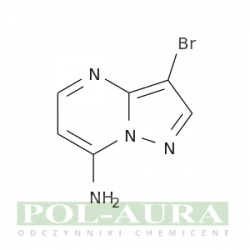Pirazolo[1,5-a]pirymidyno-7-amina, 3-bromo-/ 97% [1273577-17-5]