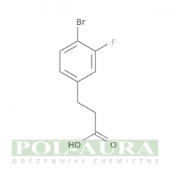Kwas benzenopropanowy, 4-bromo-3-fluoro-/ 98% [127425-80-3]