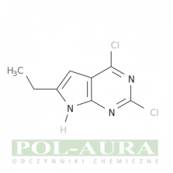 7h-pirolo[2,3-d]pirymidyna, 2,4-dichloro-6-etylo-/ 97% [1275608-17-7]