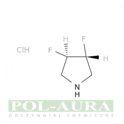 Pirolidyna, 3,4-difluoro-, chlorowodorek (1:1), (3r,4r)-/ 96% [1279037-03-4]