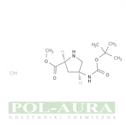 L-prolina, 4-[[(1,1-dimetyloetoksy)karbonylo]amino]-, ester metylowy, chlorowodorek (1:1), (4s)-/ 95% [1279039-33-6]