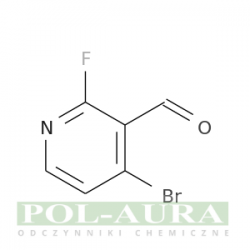 3-pirydynokarboksyaldehyd, 4-bromo-2-fluoro-/ 97% [128071-77-2]