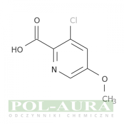 Kwas 2-pirydynokarboksylowy, 3-chloro-5-metoksy-/ 95% [128073-09-6]