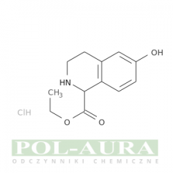 Kwas 1-izochinolinokarboksylowy, 1,2,3,4-tetrahydro-6-hydroksy-, ester etylowy, chlorowodorek (1:1)/ 95% [128073-50-7]