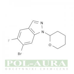 1h-indazol, 6-bromo-5-fluoro-1-(tetrahydro-2h-piran-2-ylo)-/ 97% [1286734-76-6]