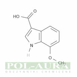 Kwas 1h-indolo-3-karboksylowy, 7-metoksy-/ 98% [128717-77-1]